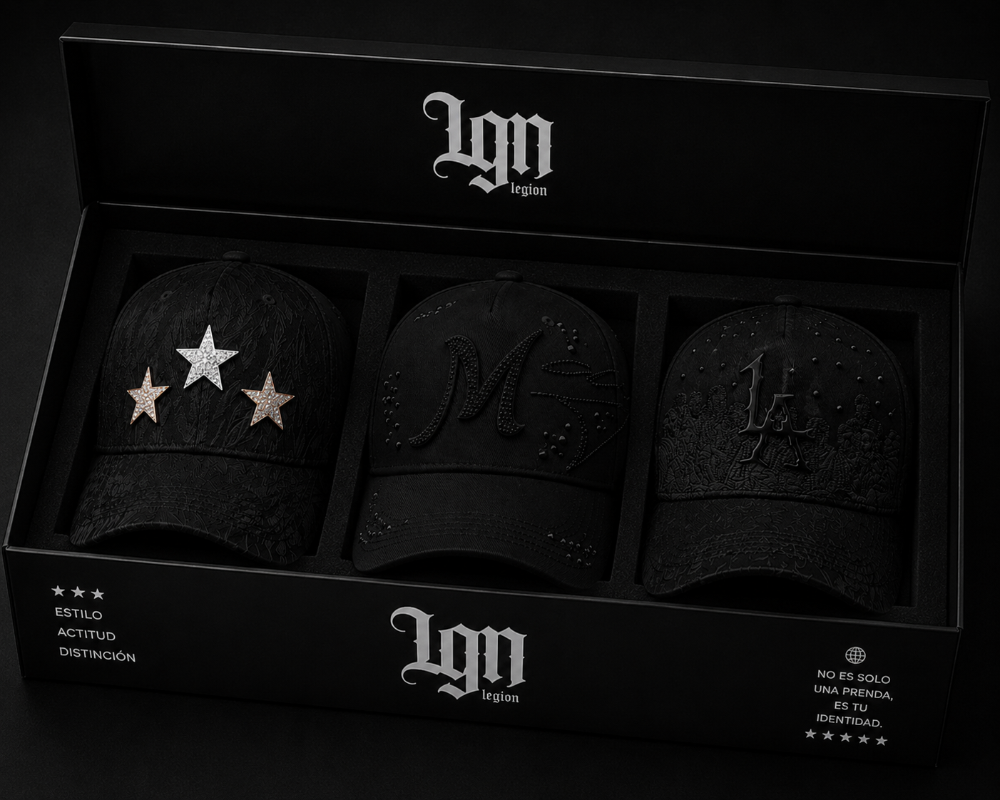 LOTE 3 GORRAS