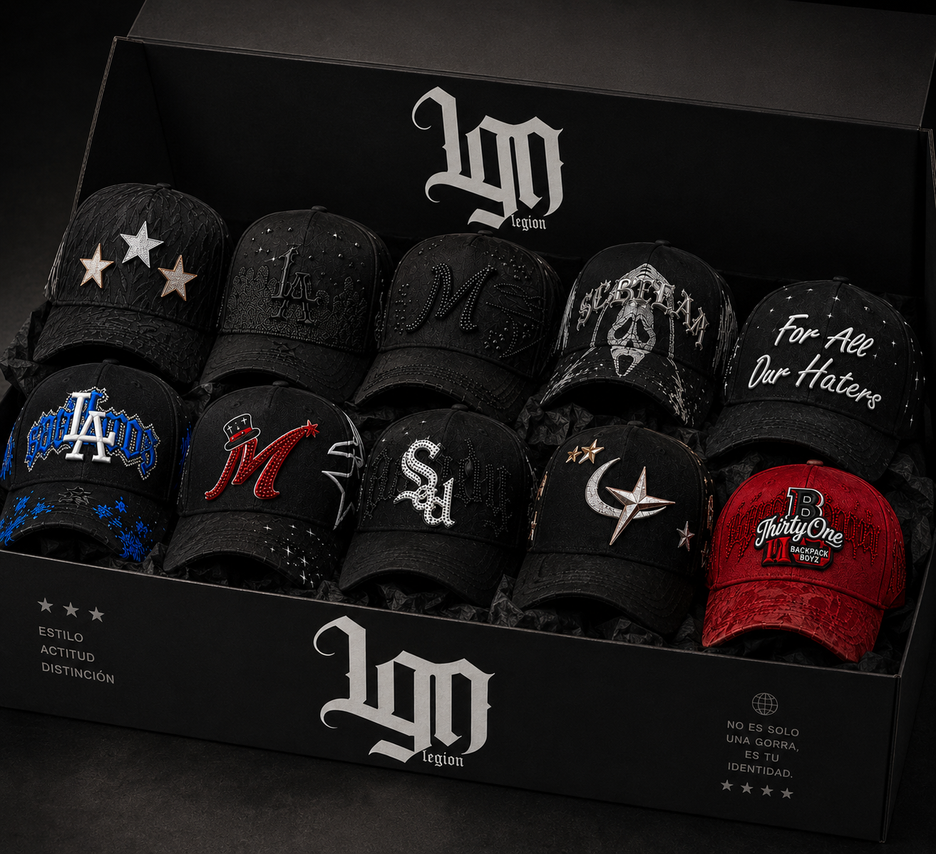 LOTE 10 GORRAS