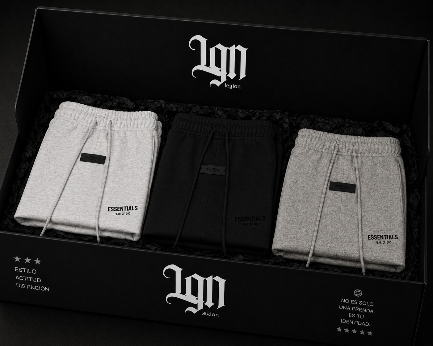 LOTE 3 SHORTS ESSENTIALS